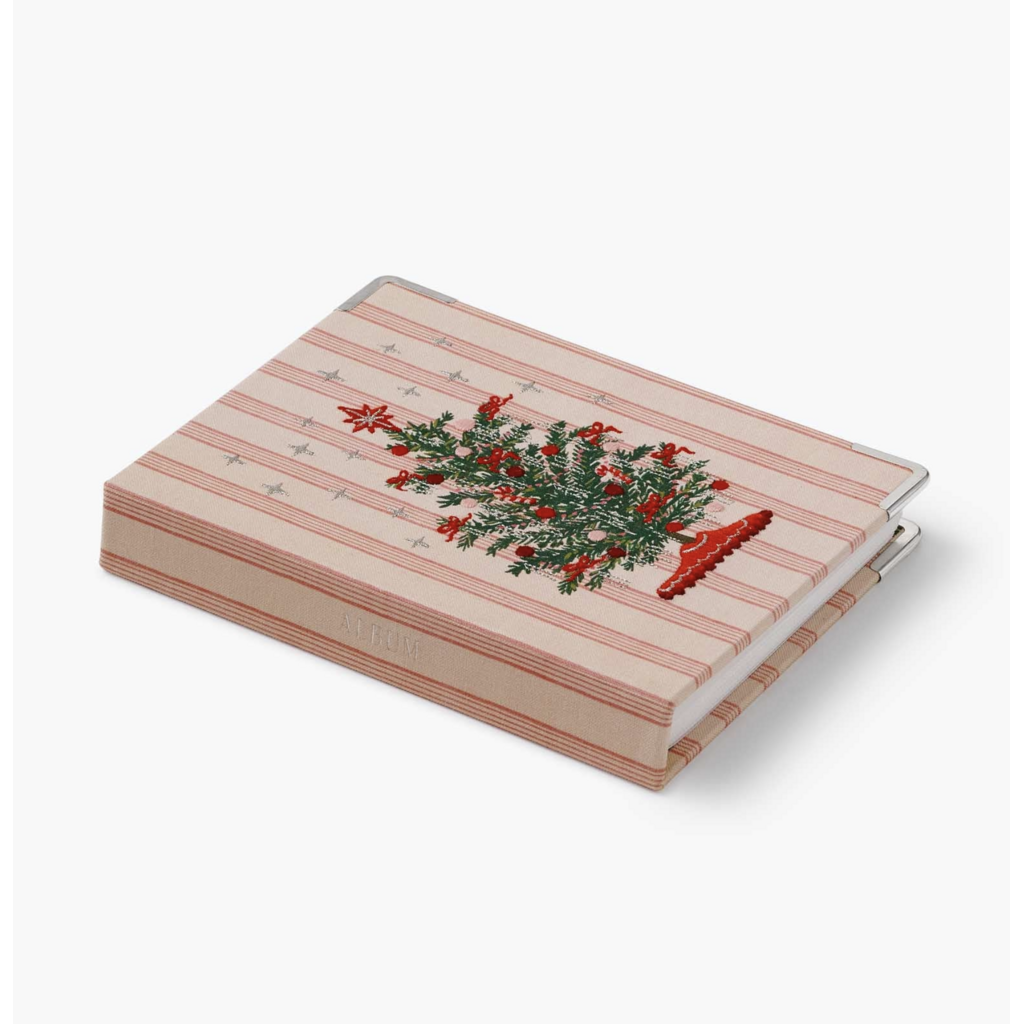 Tinsel Tree Embroidered Small Photo Album