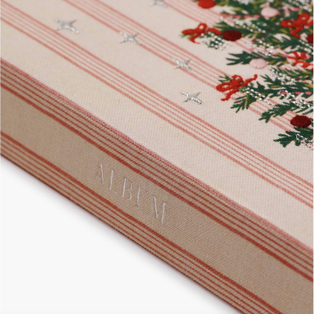 Tinsel Tree Embroidered Small Photo Album
