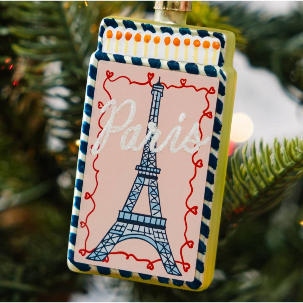 Paris Matchbook Ornament
