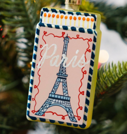 Paris Matchbook Ornament