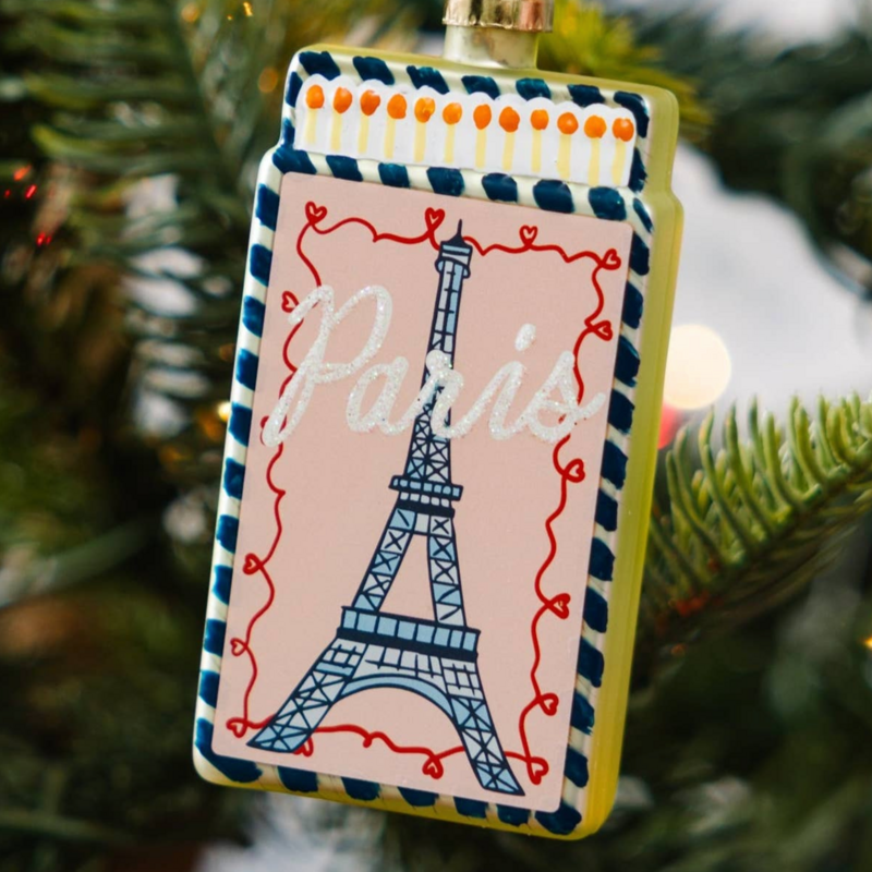 Paris Matchbook Ornament