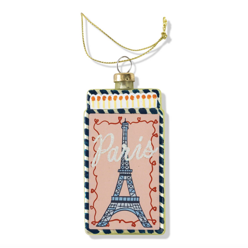Paris Matchbook Ornament
