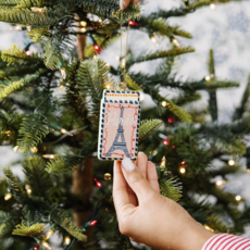 Paris Matchbook Ornament