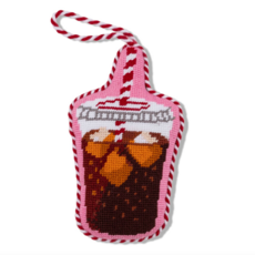 Diet Coke Needlepoint Icon Ornament