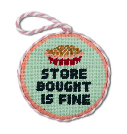 Store Bought Is Fine Needlepoint Ornament