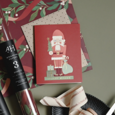 Nutcracker Santa Card