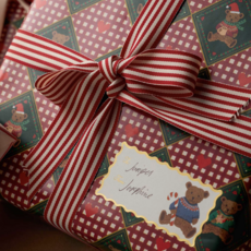 Beary Christmas Continuous Wrapping Paper Roll
