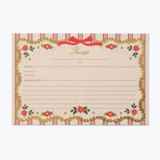 Holly Jolly Recipe Cards Pack