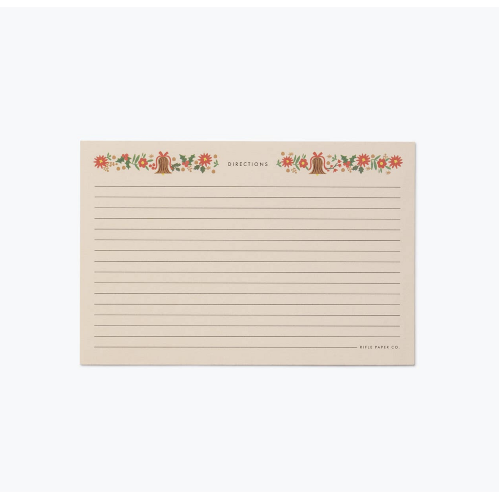 Holly Jolly Recipe Cards Pack