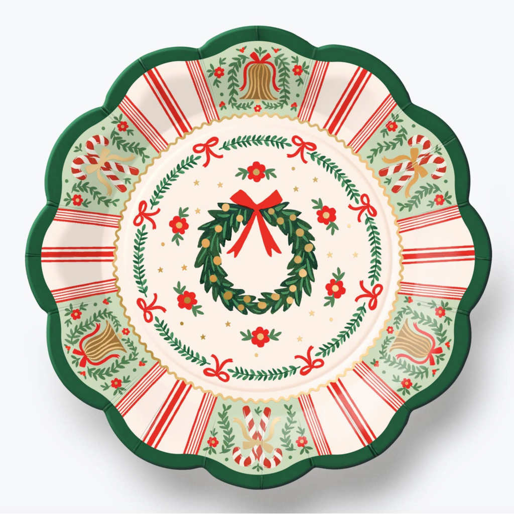 Holly Jolly Small Paper Plates
