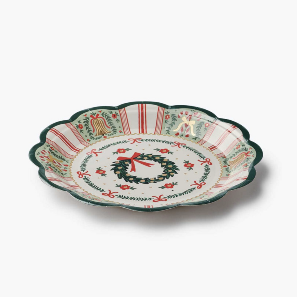 Holly Jolly Small Paper Plates