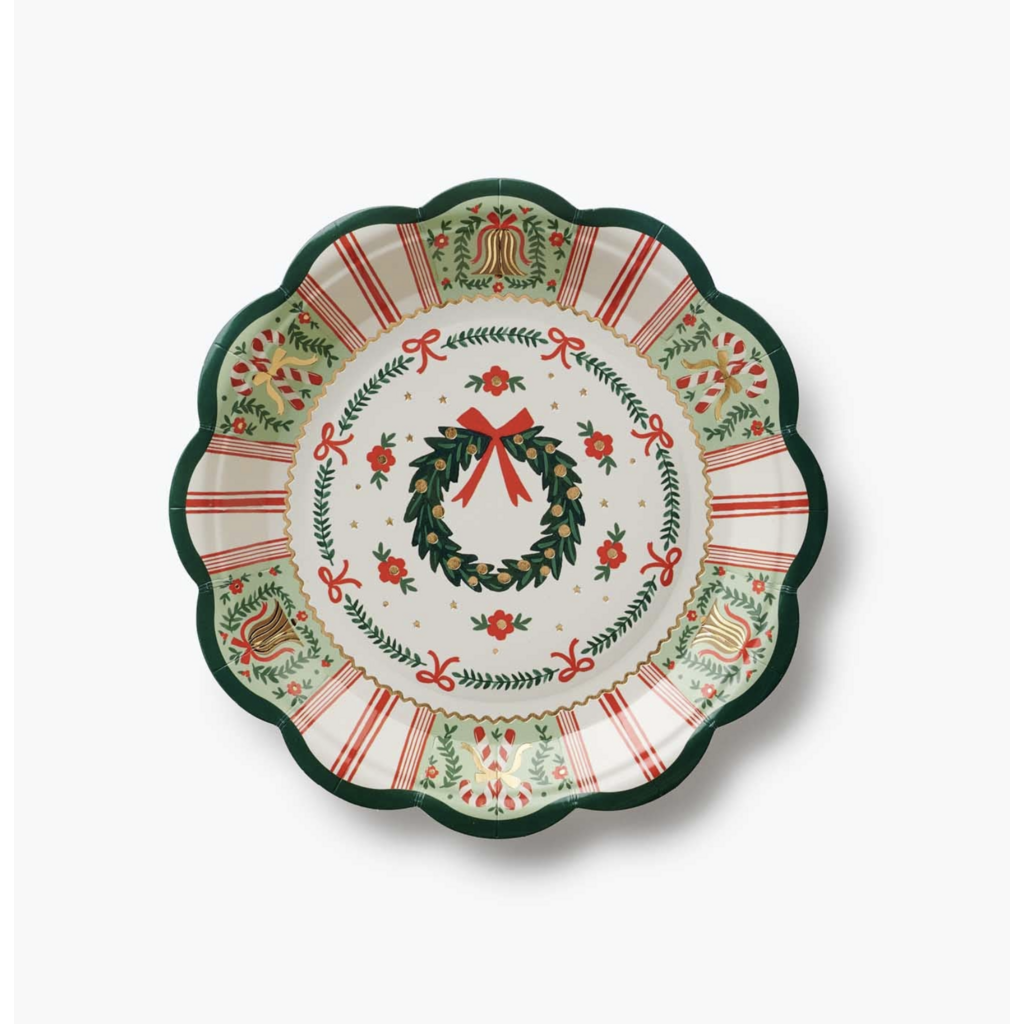 Holly Jolly Small Paper Plates