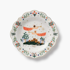Nativity Porcelain Dessert Plate Set