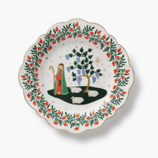 Nativity Porcelain Dessert Plate Set