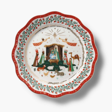 Nativity Porcelain Dinner Plate Set