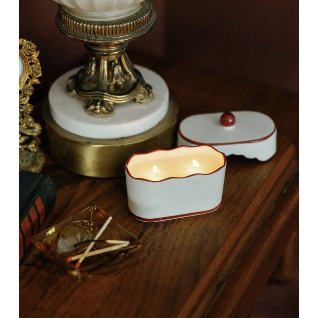 French Linen & Orris Chérie Ceramic Candle