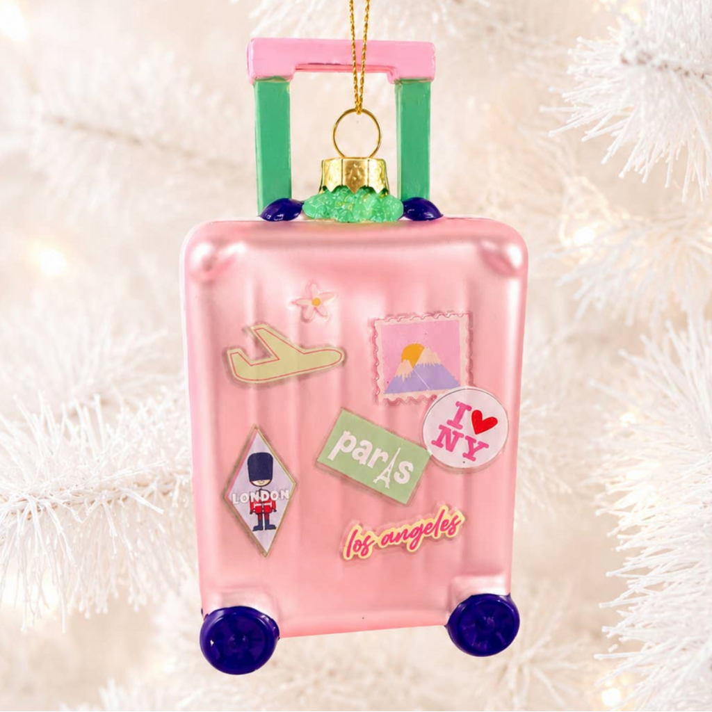 The Jetsetter Travel Luggage Ornament