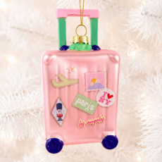 The Jetsetter Travel Luggage Ornament