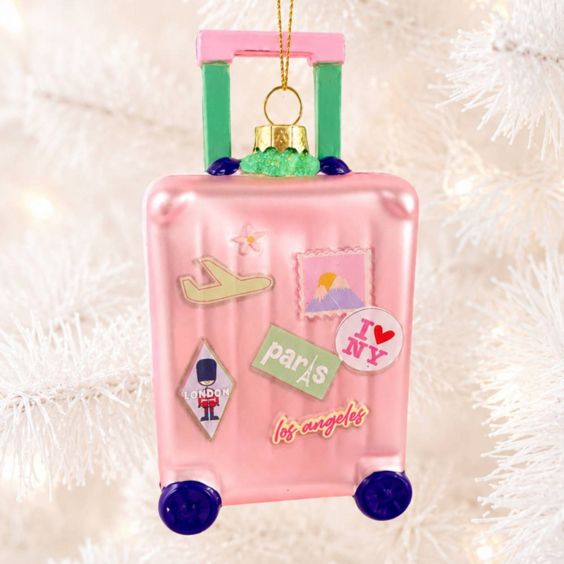 The Jetsetter Travel Luggage Ornament