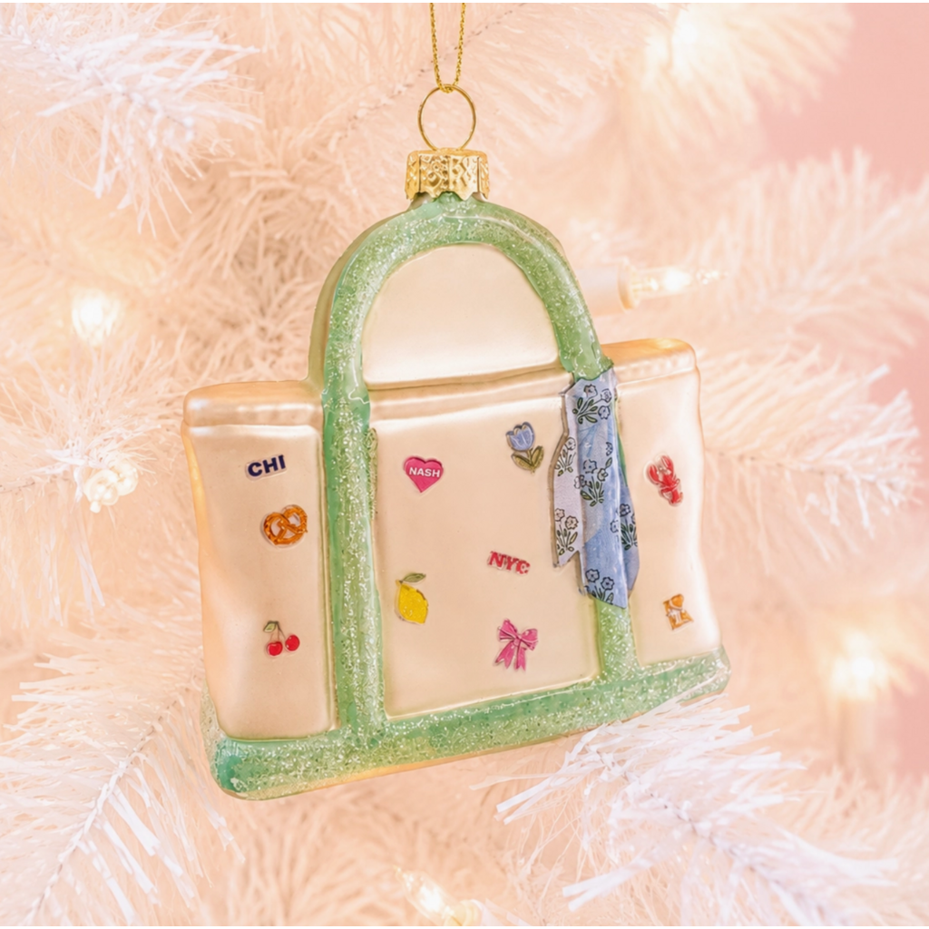 Boat Tote Cutie Christmas Ornament