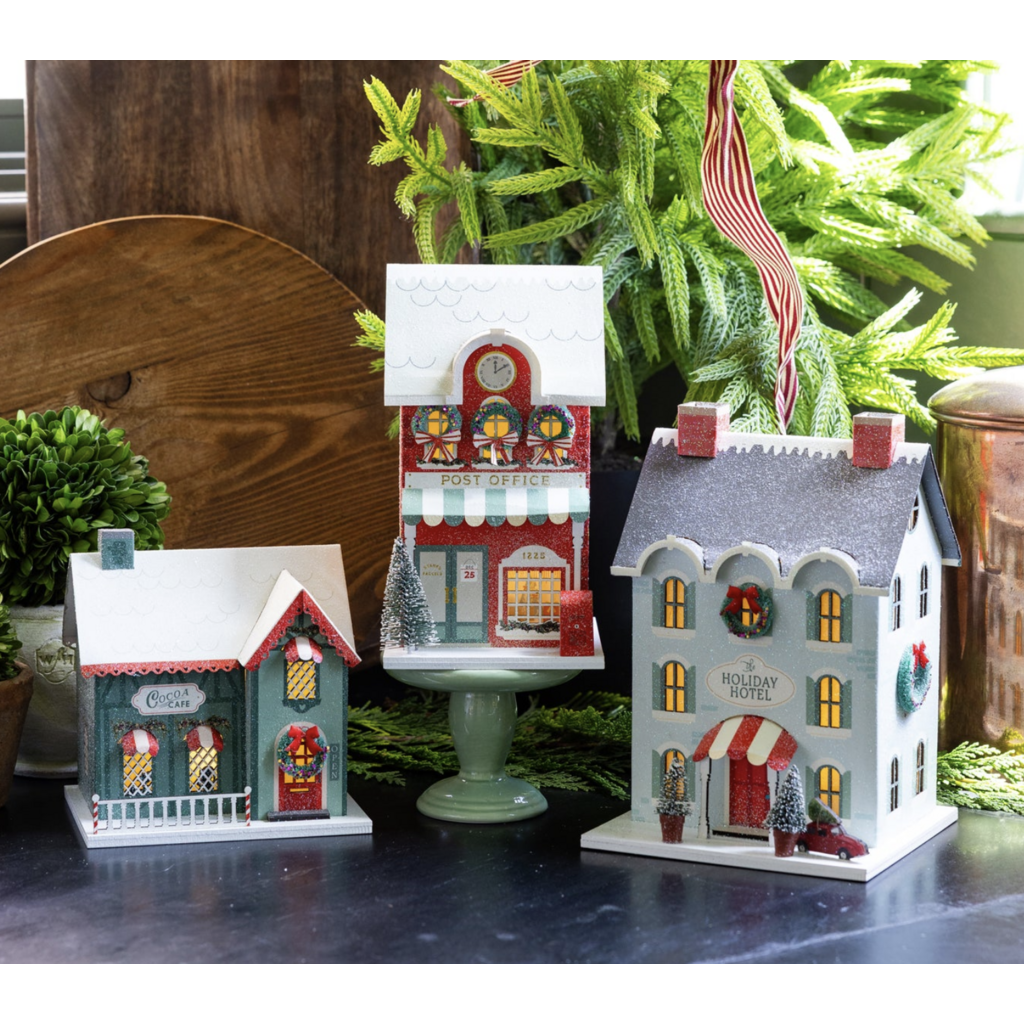 Holiday Hotel Light Up Christmas Village House