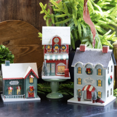 Holiday Hotel Light Up Christmas Village House
