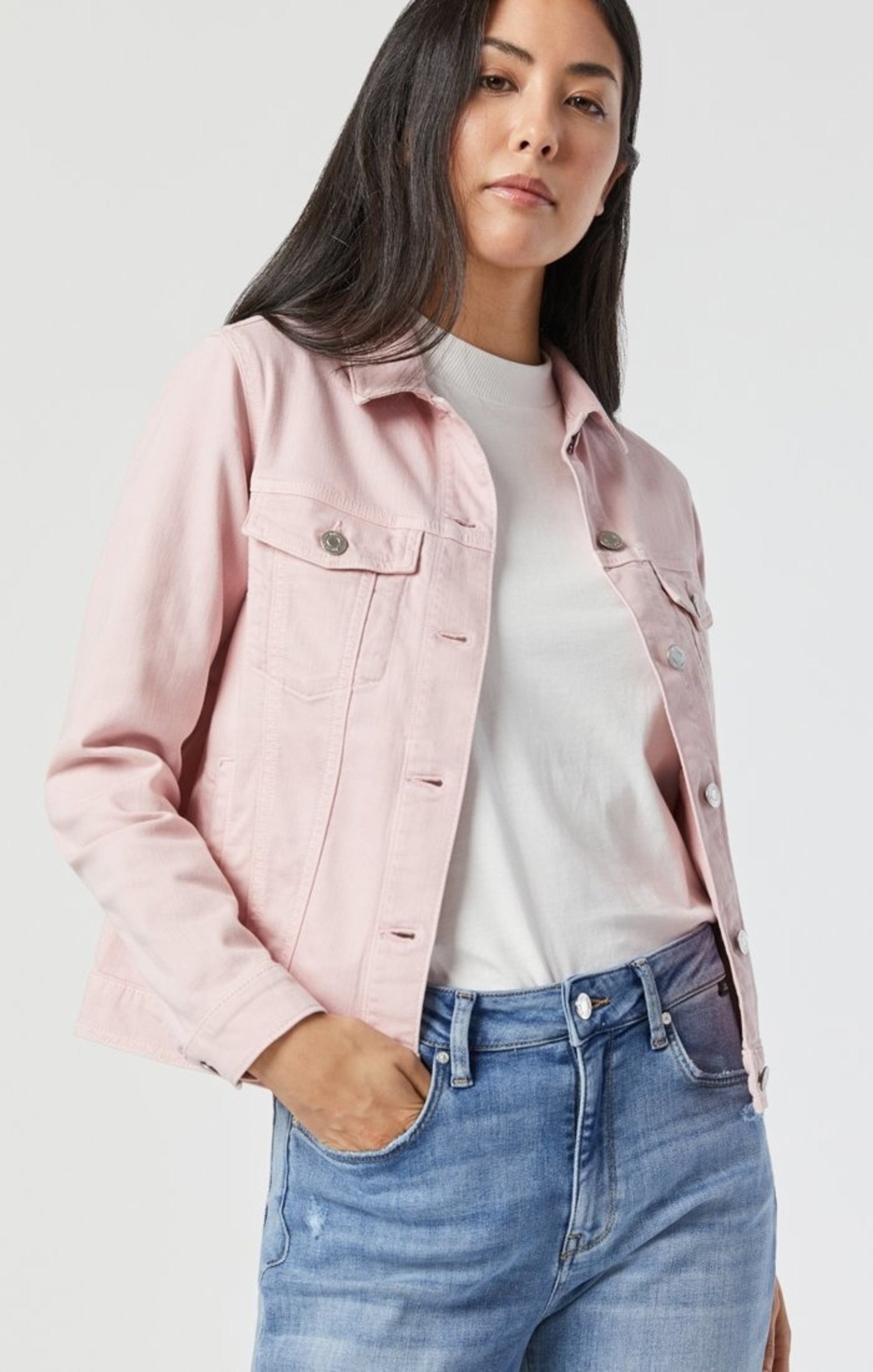 pink denim jacket canada