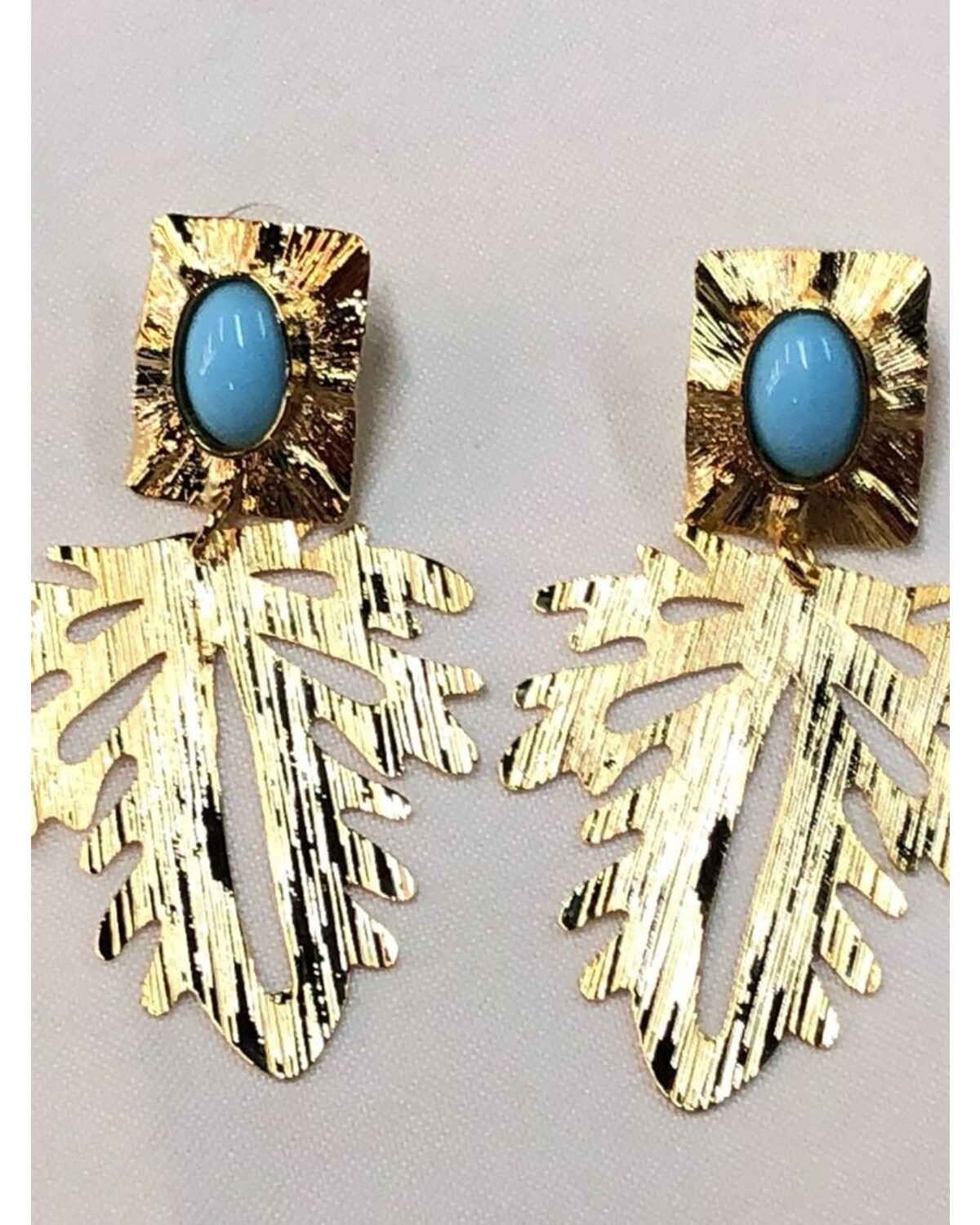 Leaves Gold Earrings