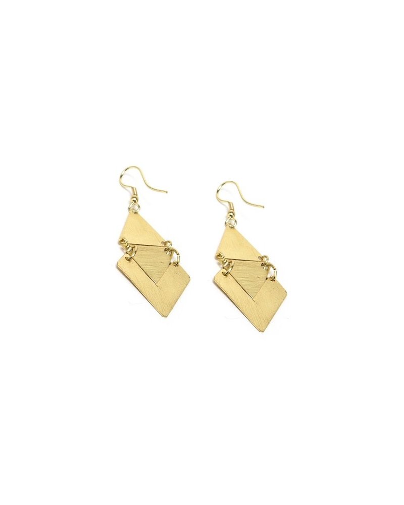 MINI TRIANGLE EARRINGS