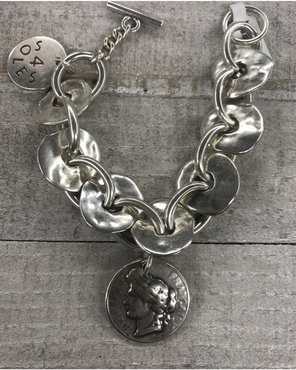 4 Soles Coin Brazalet