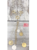 Coin Long Necklace 4 Amores