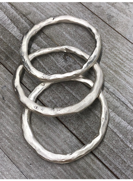 Matte Silver Bangle