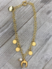 Horn coins Necklace