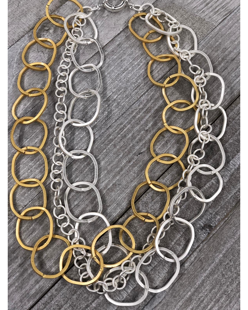 Multi Chain Gold plated