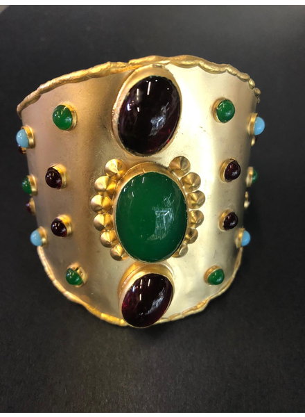 Precious Stone Cuff