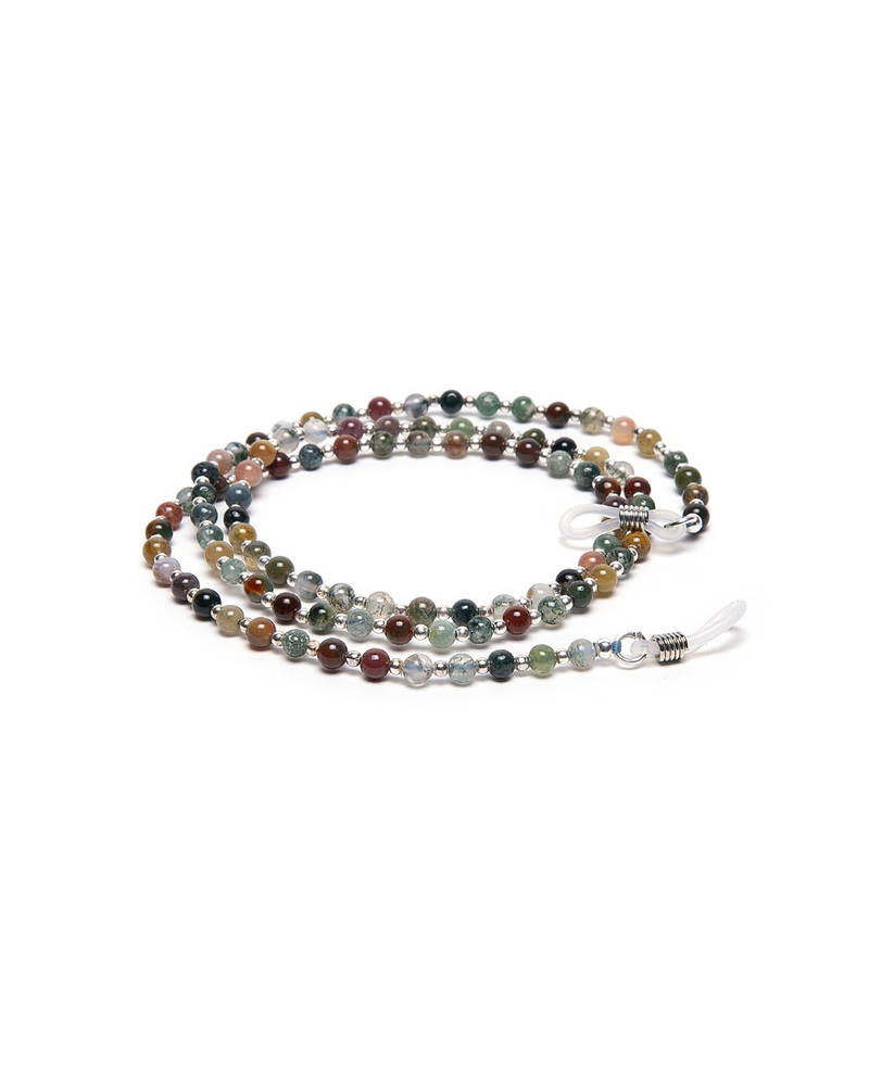 GLASSES STRING MULTICOLOR AGATE