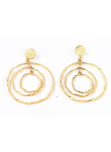 Gold Plated Earrings 2”