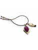 Pulsera Aspid Piedra Violeta