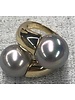 Grey Pearl Ring