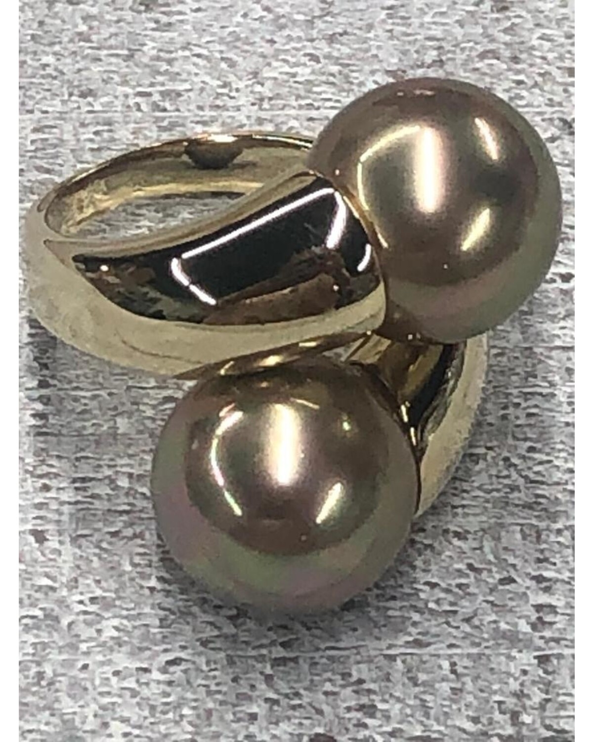 Gold Pearl Ring