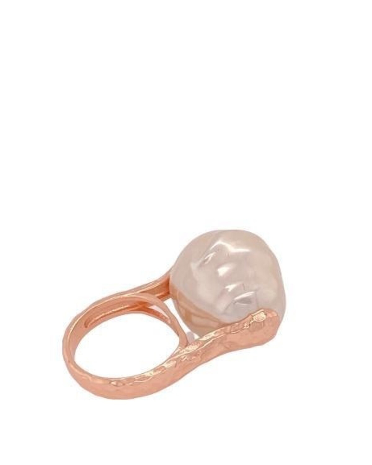 Rose Gold Pearl Ring