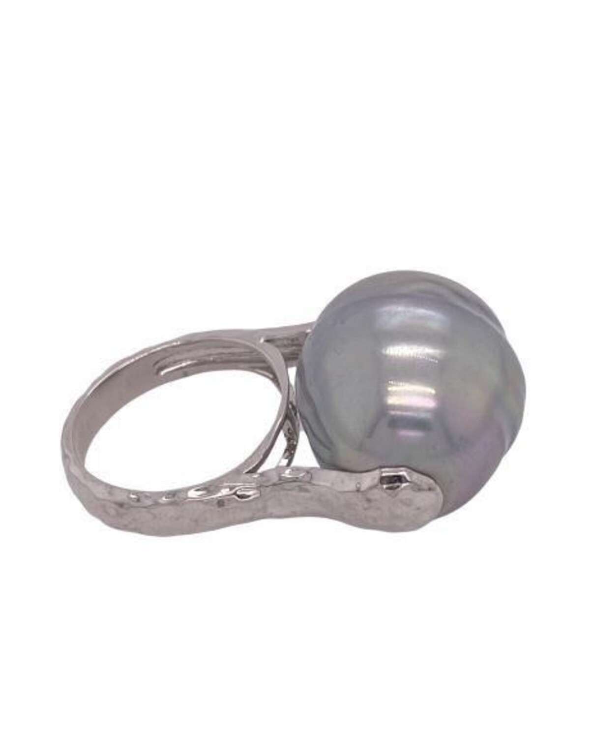Silver Pearl Silver Ring