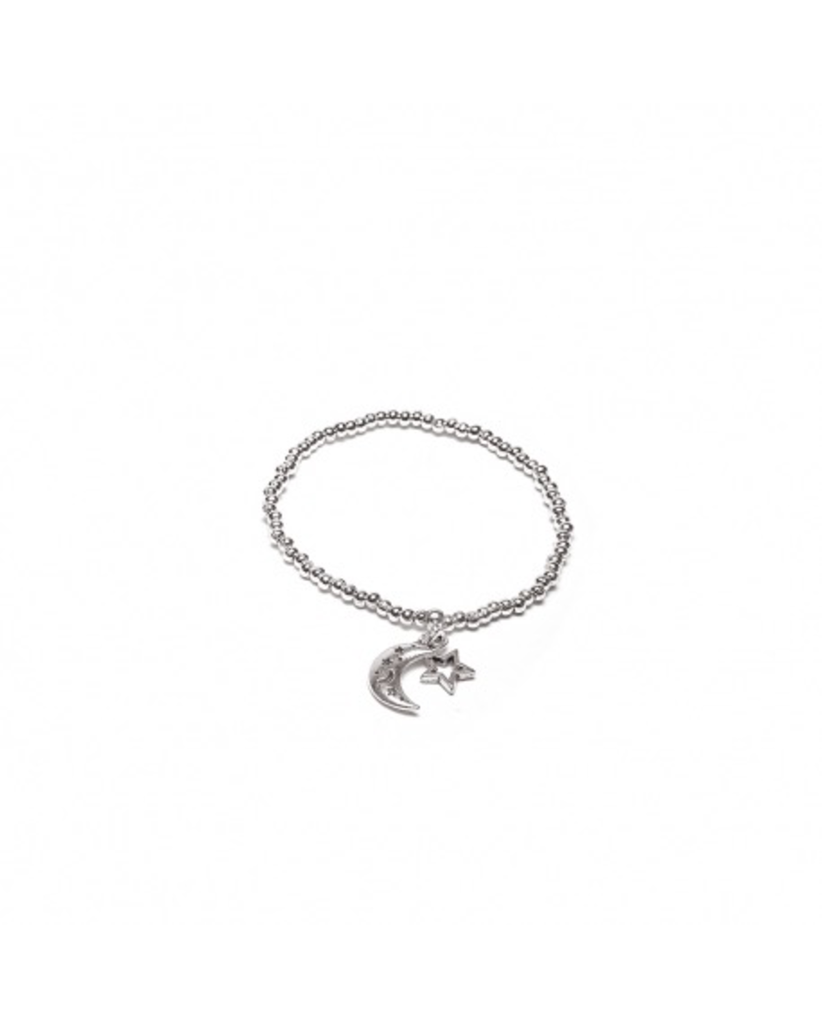 ELASTIC BRACELET STAR & MOON CHARMS