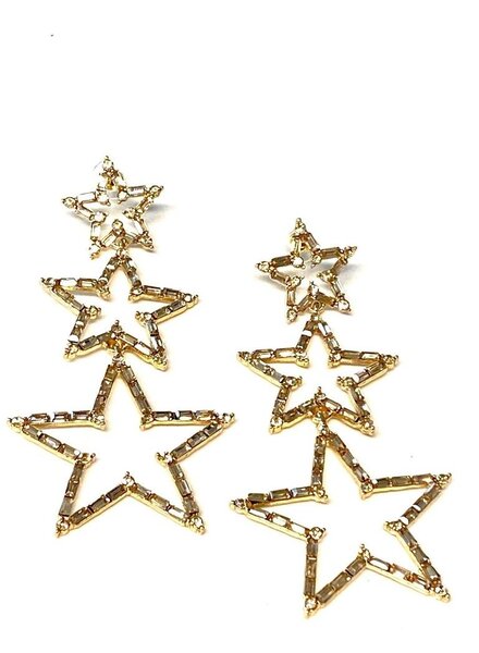 3 Stars Earrings