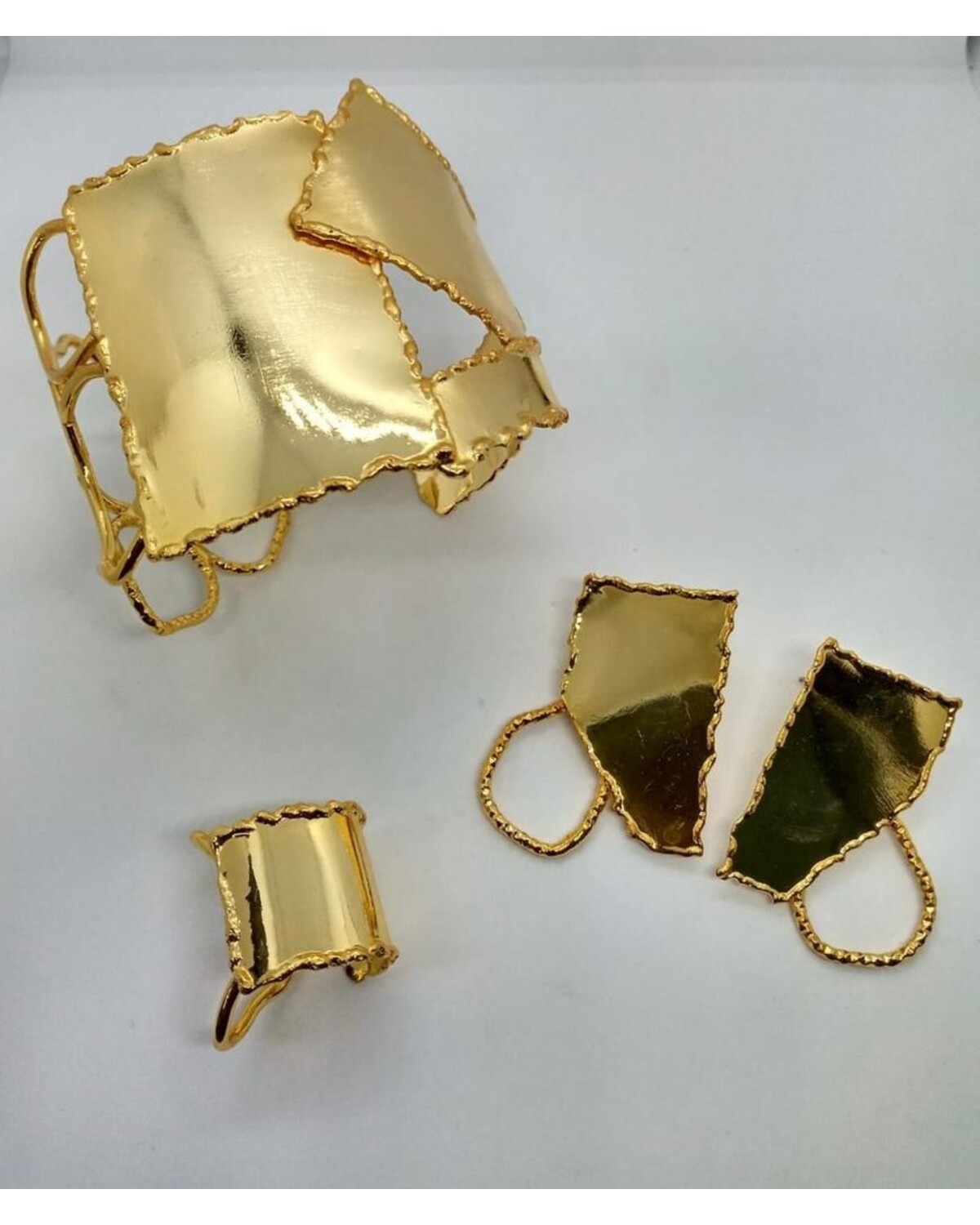 cuff brass jewelry, hand made
