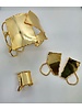 cuff brass jewelry, hand made