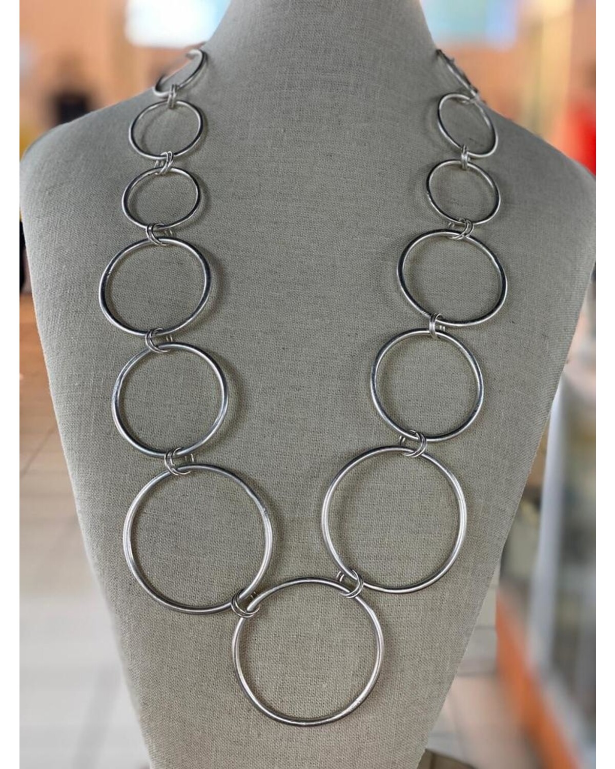 Short Silver Chain