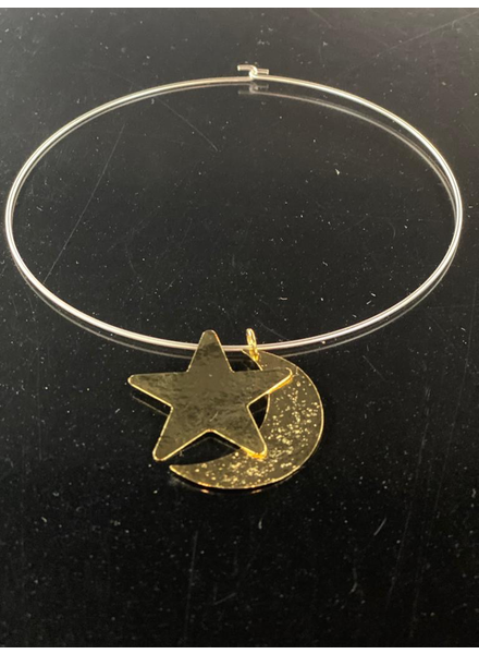 moon and star choker