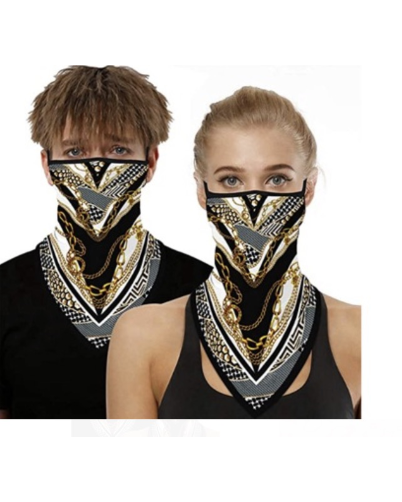 Gold Chain Neck Scarf