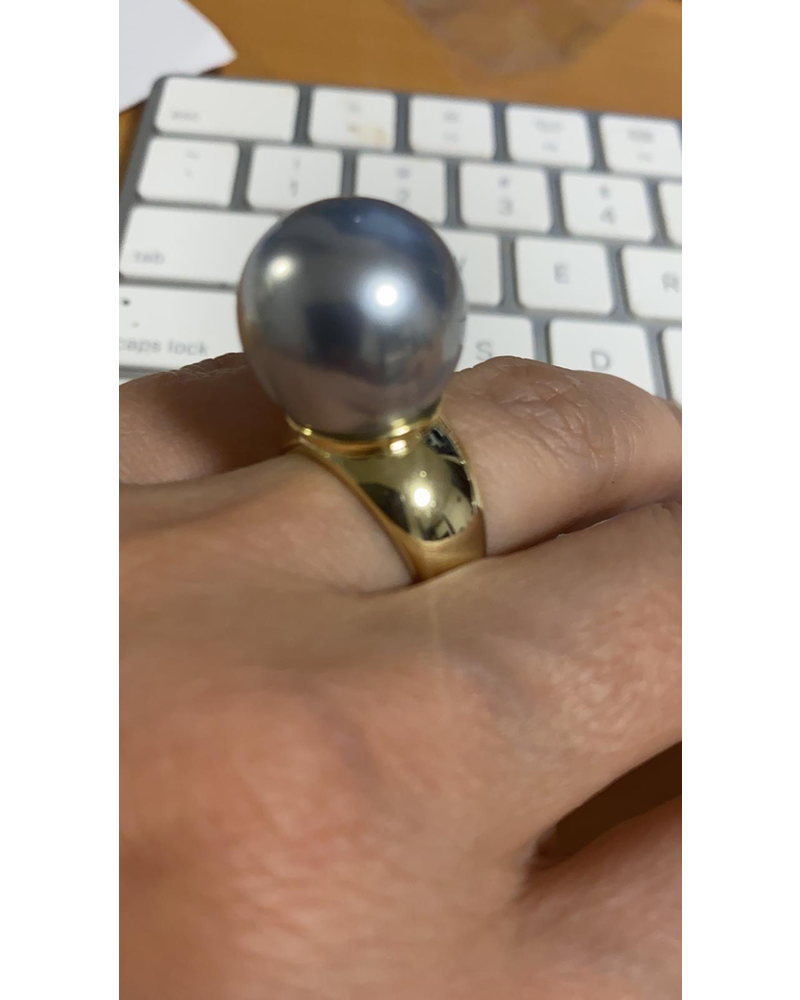 Pearl Ring Gold 18k